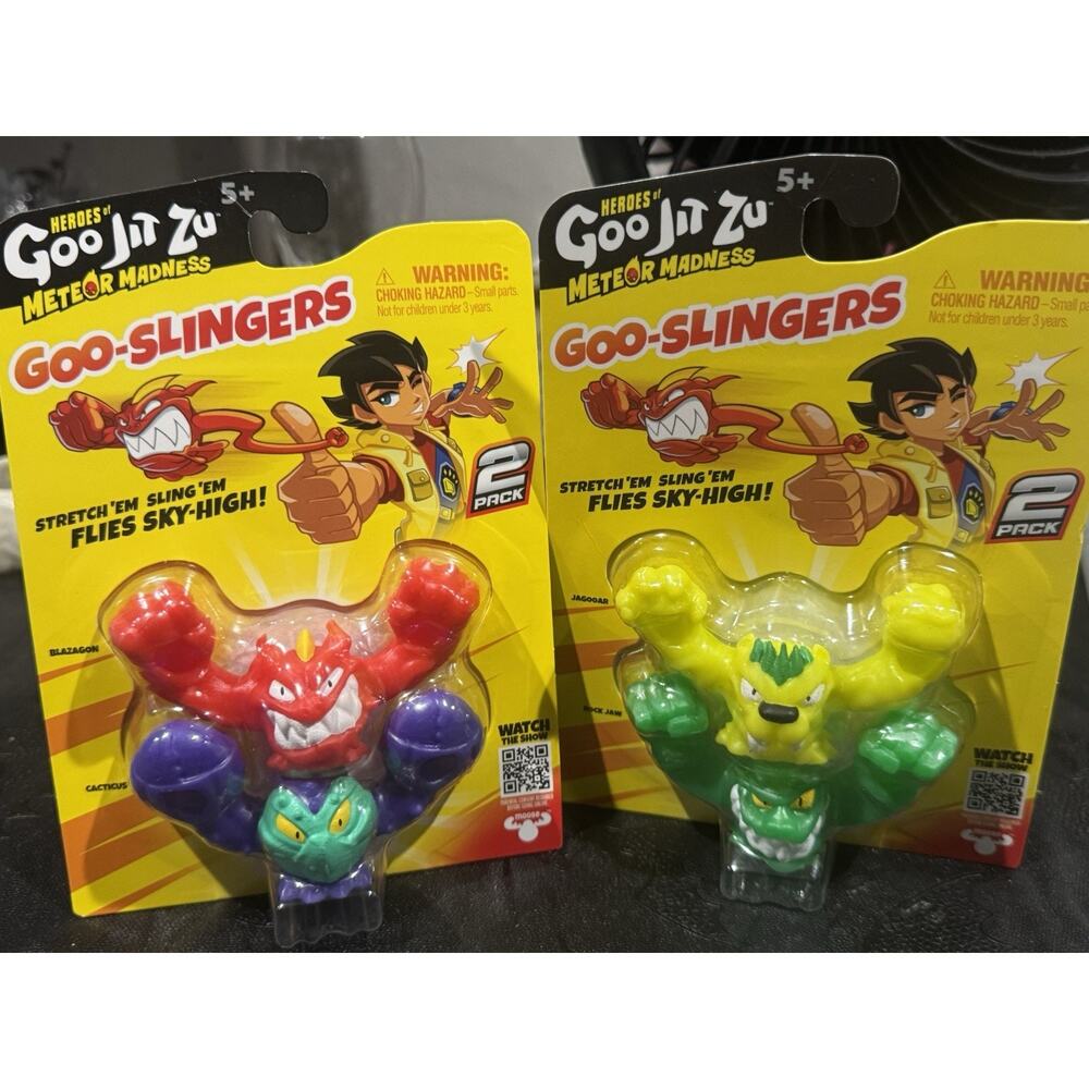 Heroes of Goo Jit Zu Meteor Madness Goo Slingers 2025 1.14 x 3.27 x 2.01 in